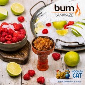 Табак Burn Kamikaze (Малина Лайм) 100г Акцизный